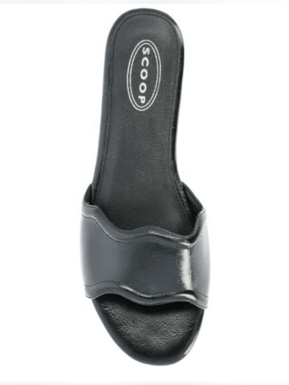 Scoop Womens Black Slide Mules New NO Box